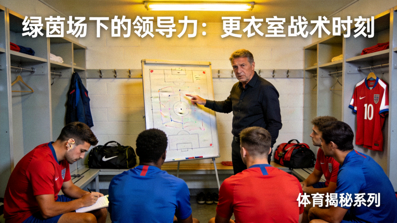 更衣室内教练与球员交流，展现主帅场外领导力与绿茵体育揭秘